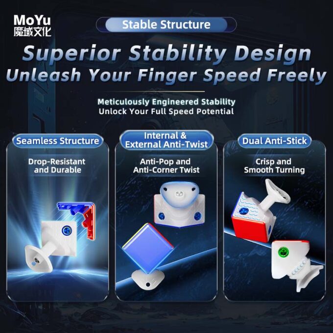 MoYu WeiLong V11 3x3 Maglev 20-Magnet Ball Core UV