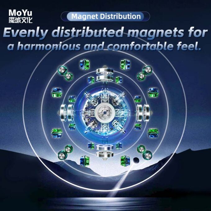 MoYu WeiLong V11 3x3 Maglev 20-Magnet Ball Core UV
